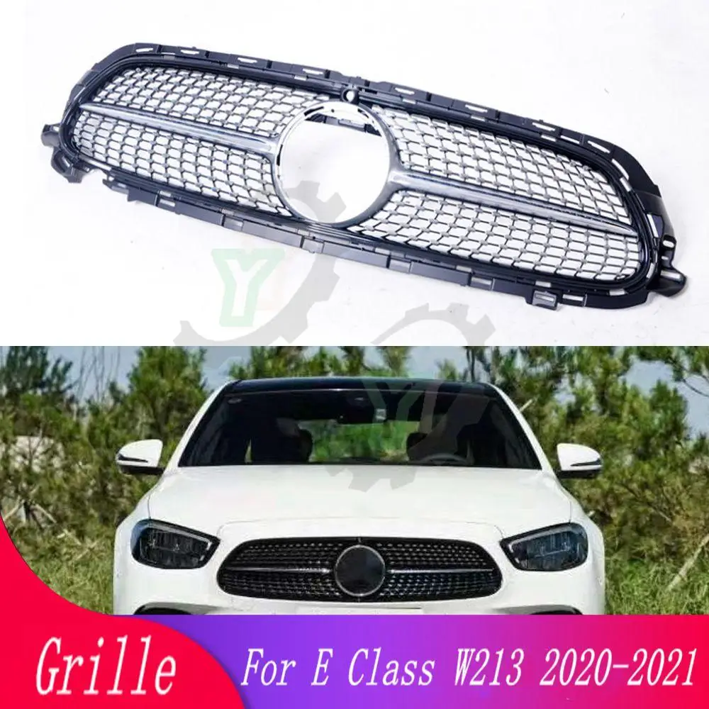 

Car Accessory Front Bumper Upper Grille Racing Grill For Mercedes-Benz W213 E Class E220 E250 E300 E350 E400 E450 2020 2021 2022