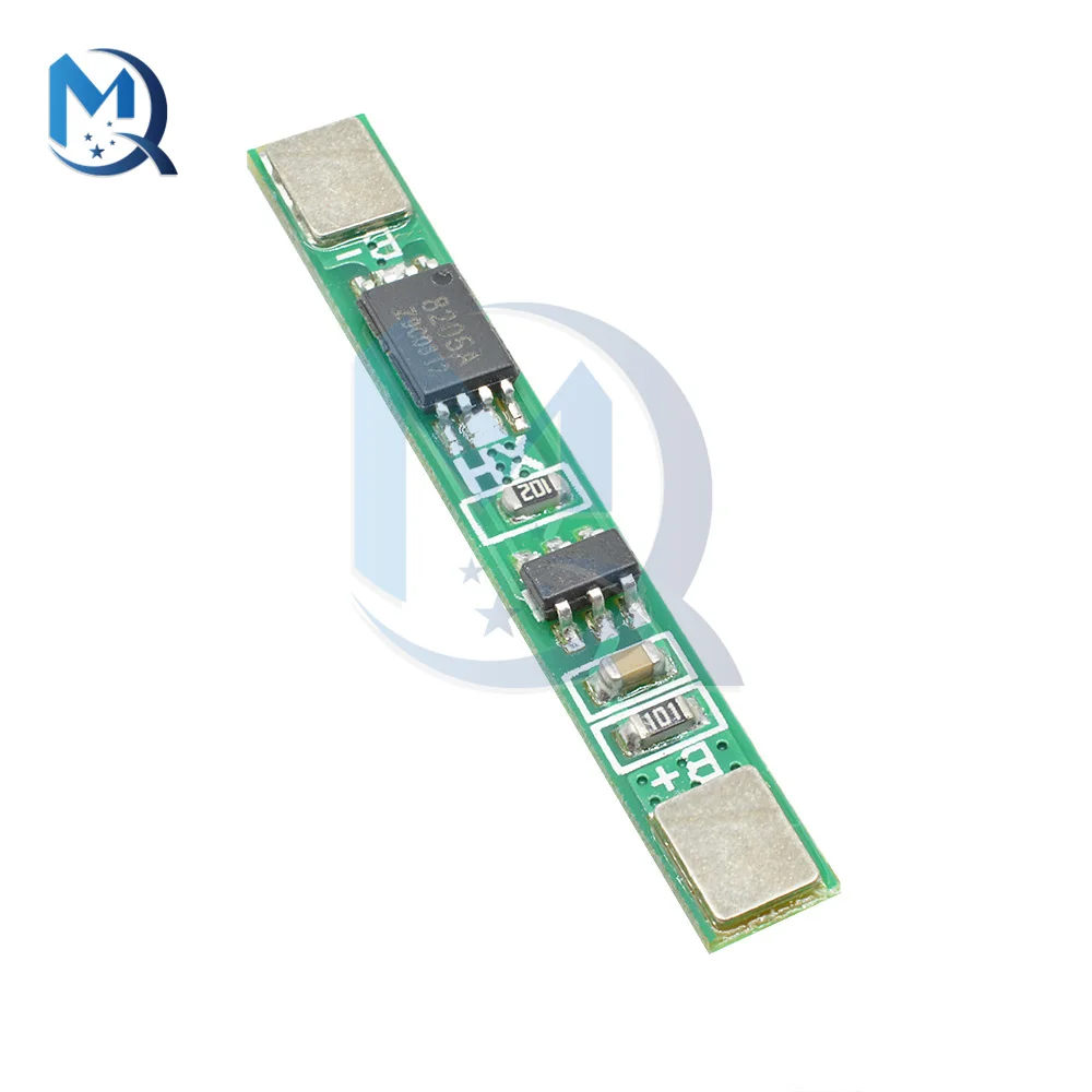 1S 3.7V 2.5A Lithium Battery Protection Board BMS PCM Lithium Polymer 18650 Battery Charger PCB Board For 18650 Charging Module
