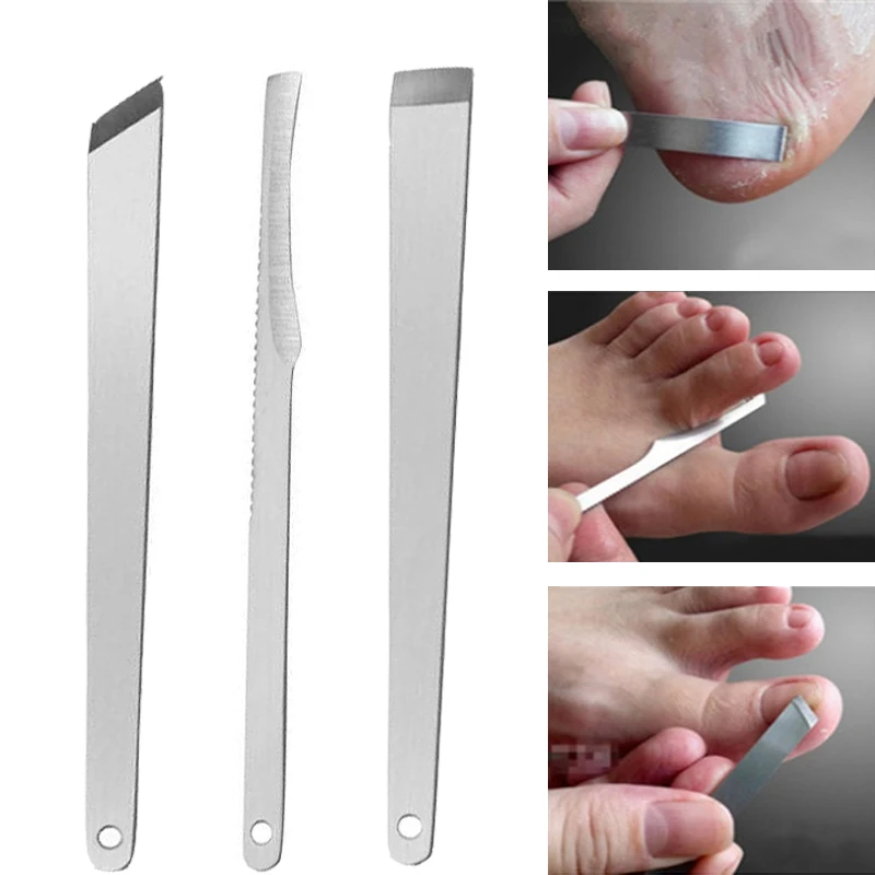 3 Pcs/set Toenail Clipper Feet Pedicure Knife Kit Dead Skin Remover Callus Rasp File Shaver Ingrown Nail Cuticle Foot Care Tools