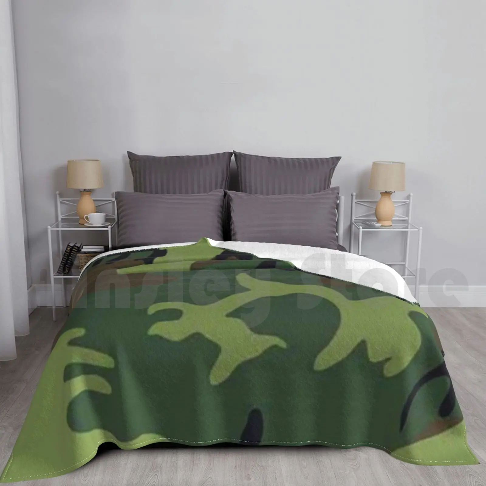 Military Mood Blanket Fashion Custom Military Soldier Soldier