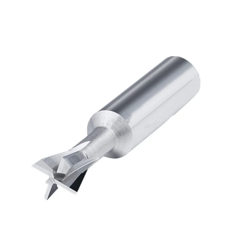 Cola de milano de carburo de tungsteno sólido, molino de extremo de revestimiento de 75 ángulos para AL, brocas de corte cnc, 14/16/20x65, 70mm, 1 unidad