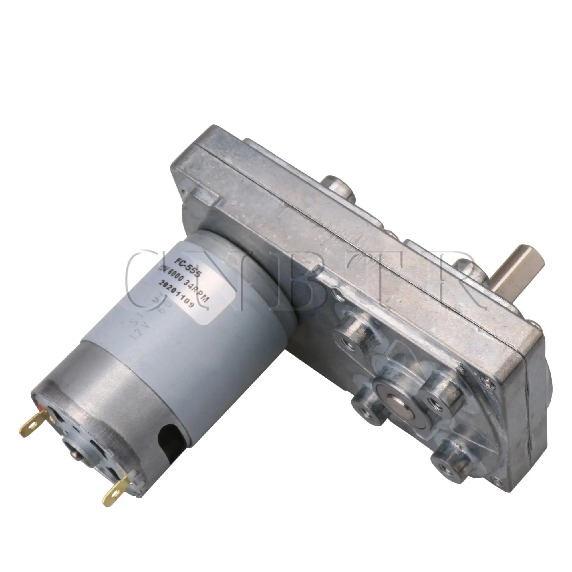 

CNBTR DC 12V 34RPM Square Geared High Torque Low Speed Motor for Industrial