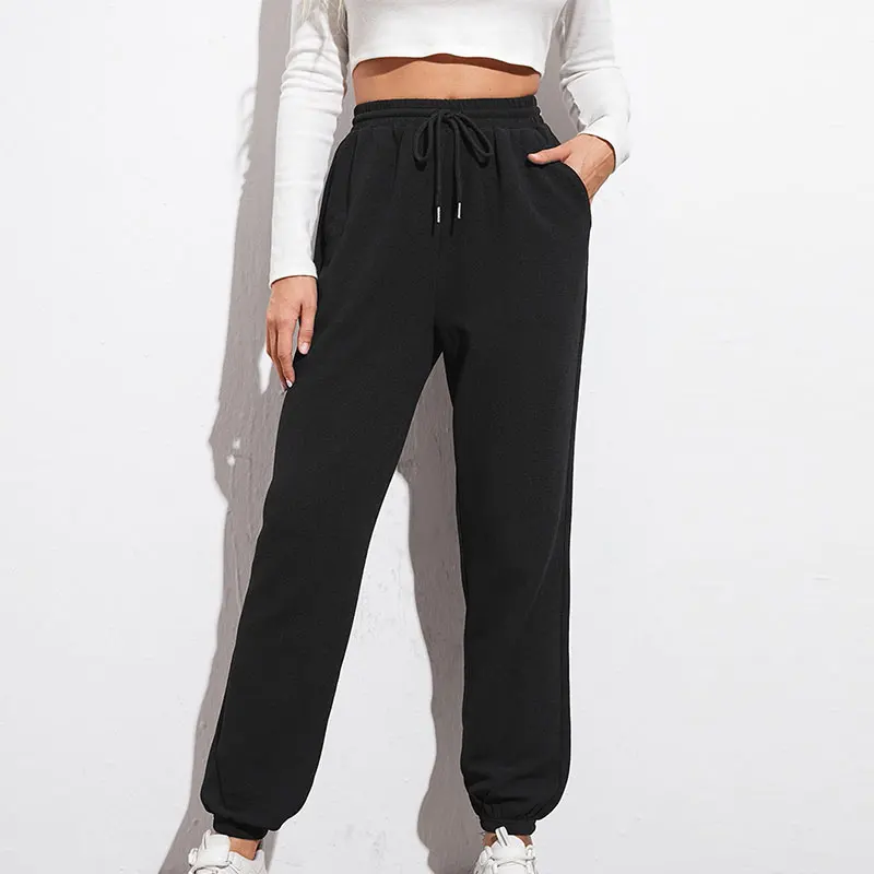 

Spring Autumn Sweatpants High Waist Korean Fashion Femme Wide Leg Pants Women High Waist Joggers Casual Loose Harajuku Pants Za