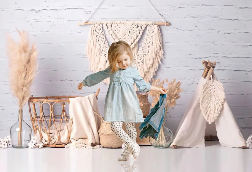 ستارة خلفية لأعياد ميلاد الميهوفوند خيمة استحمام للأطفال مصنوعة من الطوب القطني خلفيات جدارية للتصوير الفوتوغرافي ديكور ستوديو فوتوزون Photophone