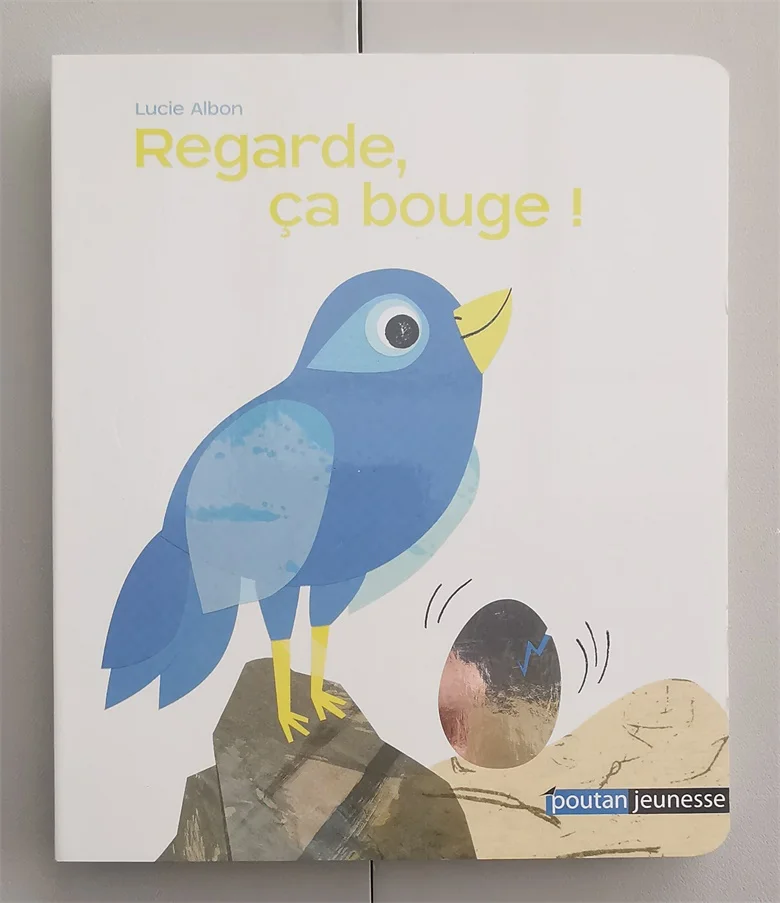 

Parent Child Kids French Early Education Enlightenment Animal Popular Science Art Cardboard Book Age 0-3