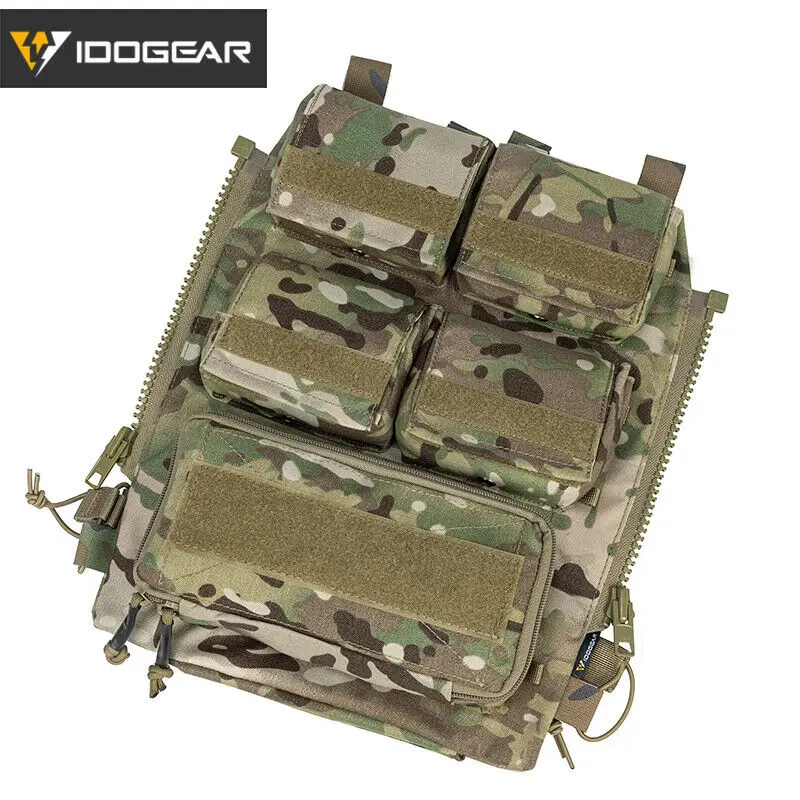 Zip Back Pack Panel Zipper Pack Bag Pouch for AVS JPC 2.0 CPC Tactical Vest