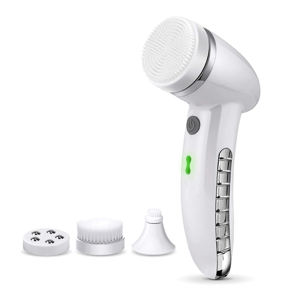 Sonic Facial Cleansing Brush Exfoliator Waterproof Face Scrubber Skin Care Tools Facial Massger For Dropshipping