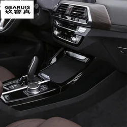 Car Styling For BMW X3 G01 G08 X4 G02 Interior Center Console Gear Shift Handrest Armrest cover Stickers side trim Accessories