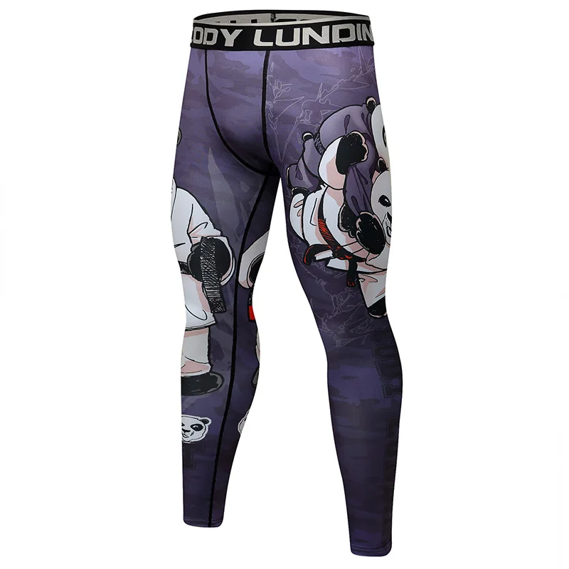 2021  Pants Stretchy Sport Jogging Compression Tights Running Trousers Men's Gym Fitness Leggings Yoga Bottoms