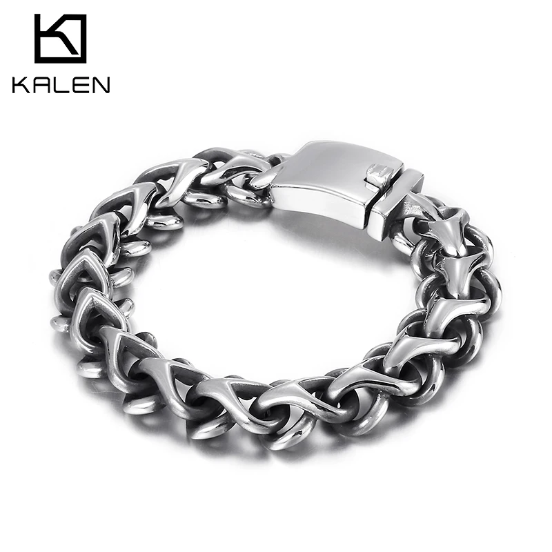 16mm Stainless Steel 316L Fashion Charm Men Bracelet