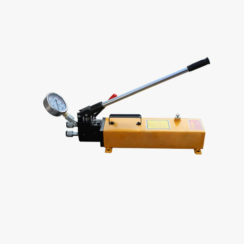 SYB-2S High Pressure Hydraulic Pump Portable Manual hydraulic Pump With Pressure Gauge Hand Operated Pump Clamp Crimping Tools