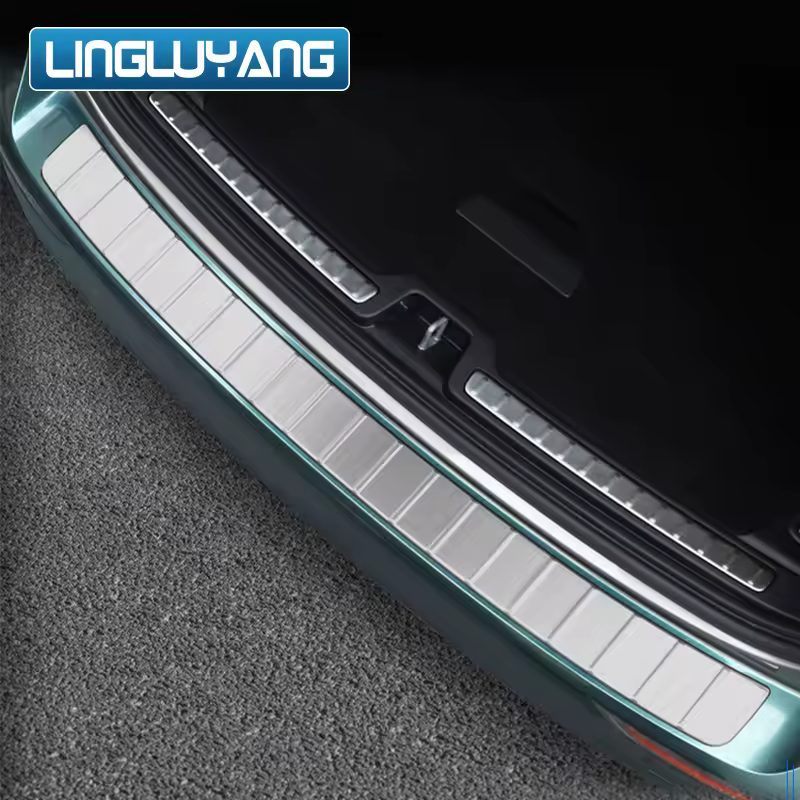 Estilo do carro para volvo v60 tronco guarnição tira de proteção tronco 2018 2019 2020 2021 2022 2023 2024 2025 acessórios do carro