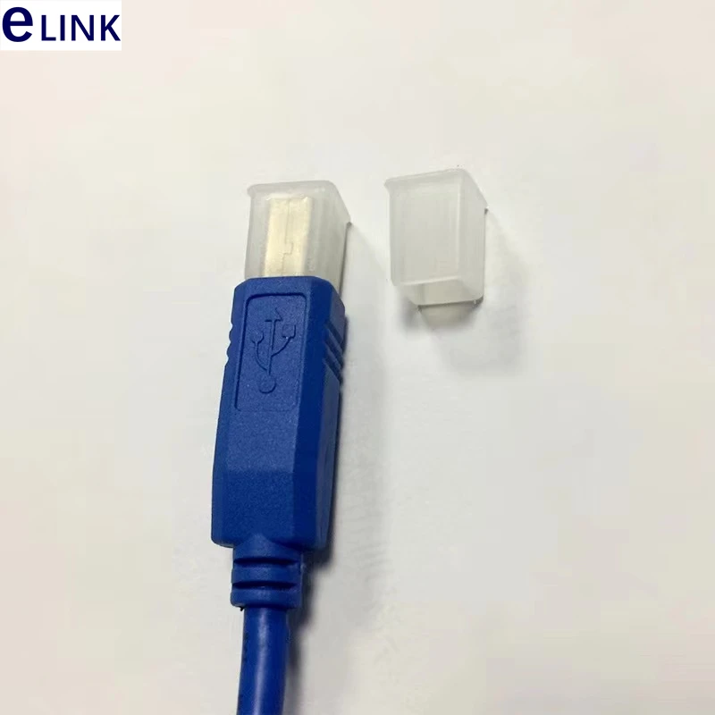 Male Dust Cap Cover, Ladder Type, Waterproof, Protective Plug, Anti-Oxidation, PE, Free Shipping, FTTH eLink, USB-B2.0, 100 Pcs