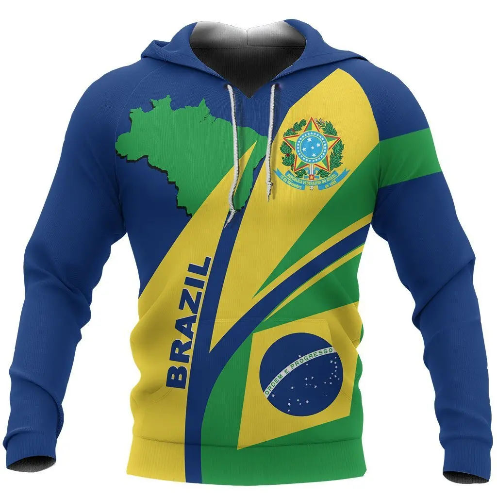 

PLstar Cosmos 3DPrint Newest Brazil Flag Art Unique Men/Women Premium Hrajuku Casual Streetwear Hoodies/Zip/Sweatshirt Style-6