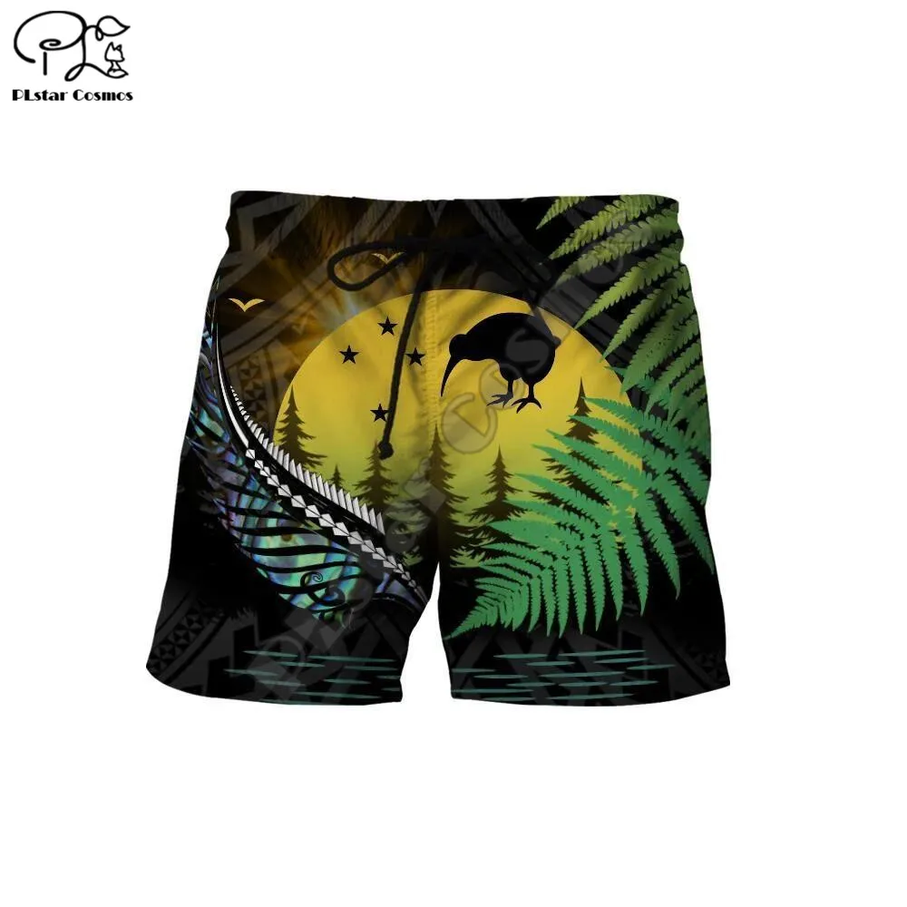 PLstar Cosmos New Zealand Aotearoa Maori 3D Print Fashion For Men/Women Summer Casual Shorts Beach Short Pants Drop Shipping N26