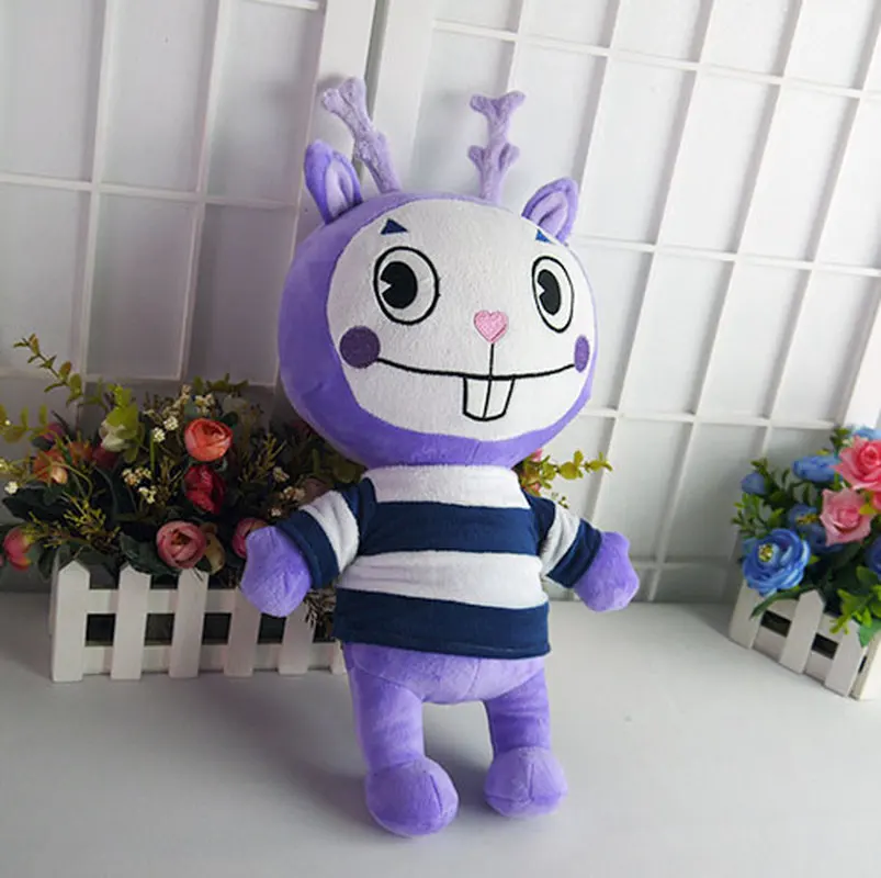 

Anime Happy Tree Friends Plush Toys HTF Lammy Mime Figure Doll 39cm Filling Pillow Cartoon Cosplay for Gift