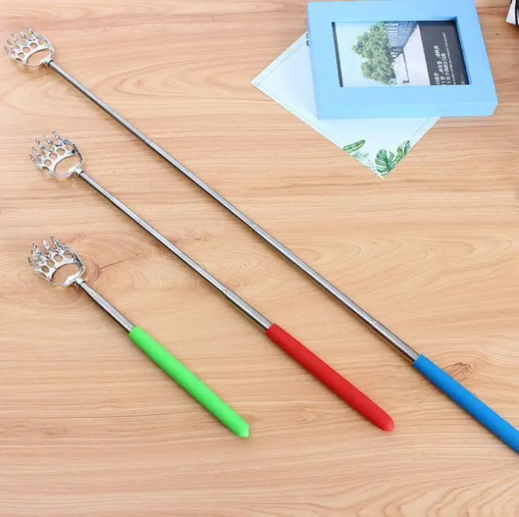 

Stainless Steel Bear Claw Telescopic the Ultimate Back Scratcher Extendable Nice Gift Health Products Hot Wholesale