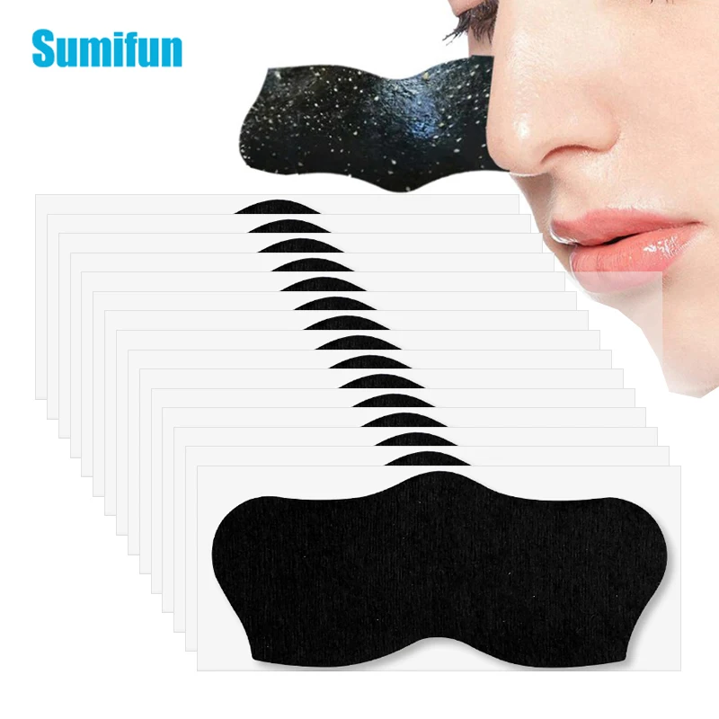 12pcs Remove Blackhead Acne Patch Nasal Suck Blackheads Deep Cleansing Shrink Pores Tear And Pull The Mask To Remove Blackheads