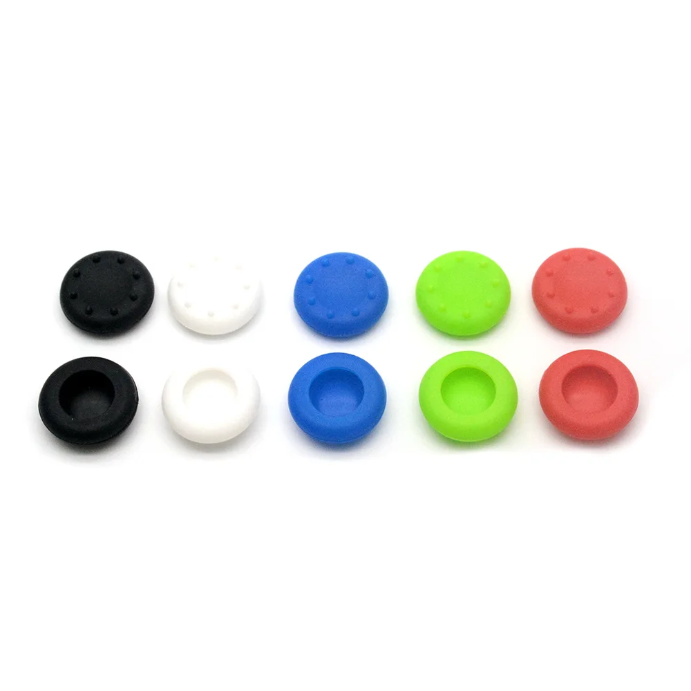 2 Pcs/lot Silicone Key Protector Thumb Grips Joystick Caps Case for Xbox One for Xbox 360 for Sony PS4 for PS3