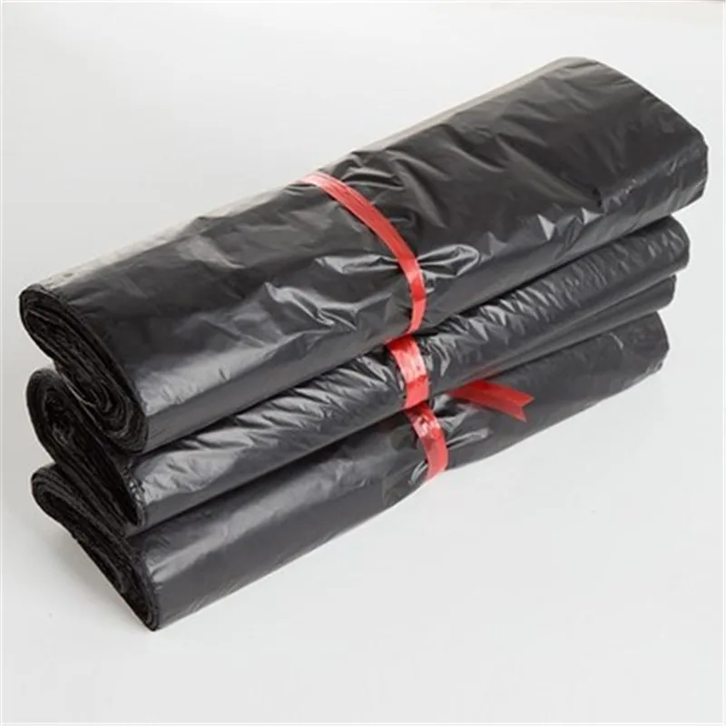 100pcs Black Courier Bags Smooth New PE Plastic Poly Storage Bag Envelope Mailing Bags Self Adhesive Seal Plastic Pouch