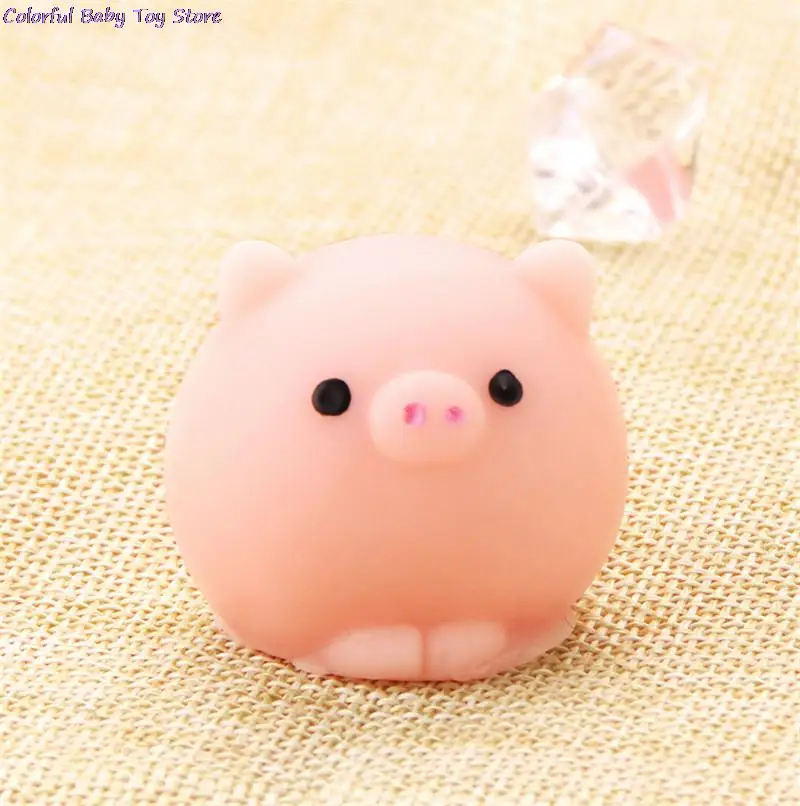 Kawaii Squishy Pig Ball Mochi  Squeeze Prayer Cute Toy Collection Fun Joke Gift Anti-stress Toys Novelty Gift