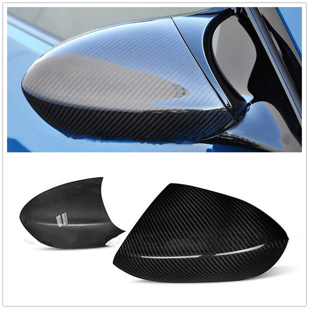 

Real Carbon Fiber Mirror Cover For BMW E90 E92 E93 M3 E82 1M 2008-2013 Add On Exterior Car Rearview Reverse Rear View Shell Caps