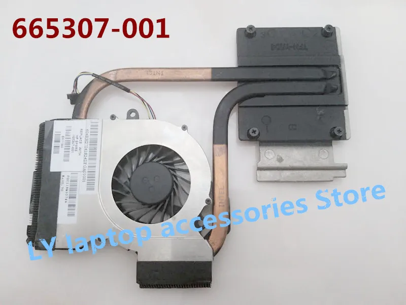 Ventilador de refrigeración para ordenador portátil, disipador de calor para HP DV7-6000, DV6-6000, CPU, original, 665307