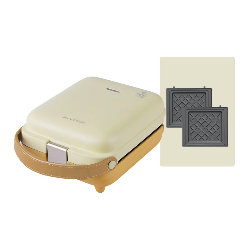 เครื่องปิ้งขนมปังอัตโนมัติอาหารเช้าแบบพกพาเครื่องทำแซนวิชไฟฟ้าวาฟเฟิล Non Stick Multifunctional Home Drop Shipping MB20