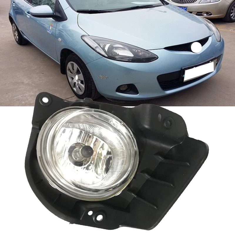 Lofty Richy Front Bumper Fog Light Spot Driving Lamp  For Mazda 2 Demio M2 2007 2008 2009 Version Front Bumper Lamp