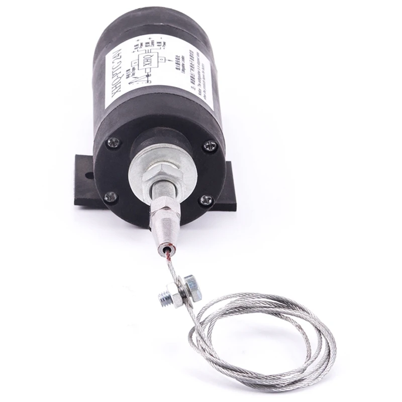 

Open Type Engine Flameout Device Off Valve XHQ-PTG default 12v 24v Motor Solenoid Optional