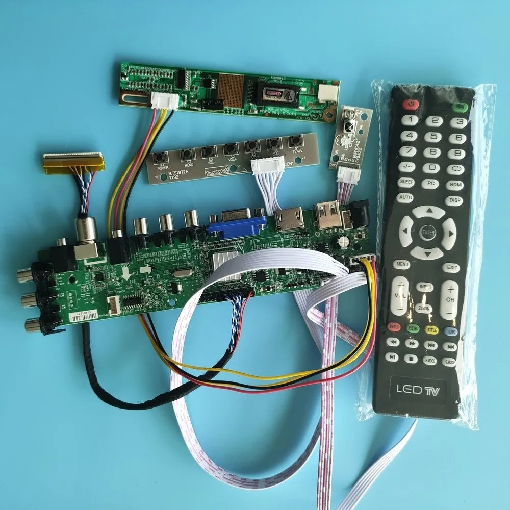 Kit for LTN160AT01-A05/LTN160AT01-W01 HDMI VGA DVB-T Controller board Screen monitor 1366X768 Digital TV USB AV LCD Panel 1 CCFL