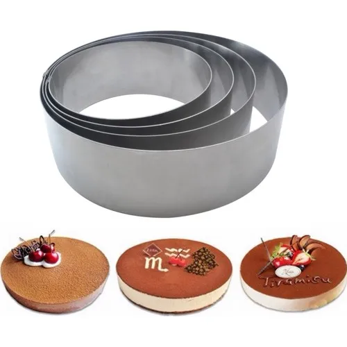 Narkalıp Round Circle Cake Pastry Mold 4'lü Set 10 Cm