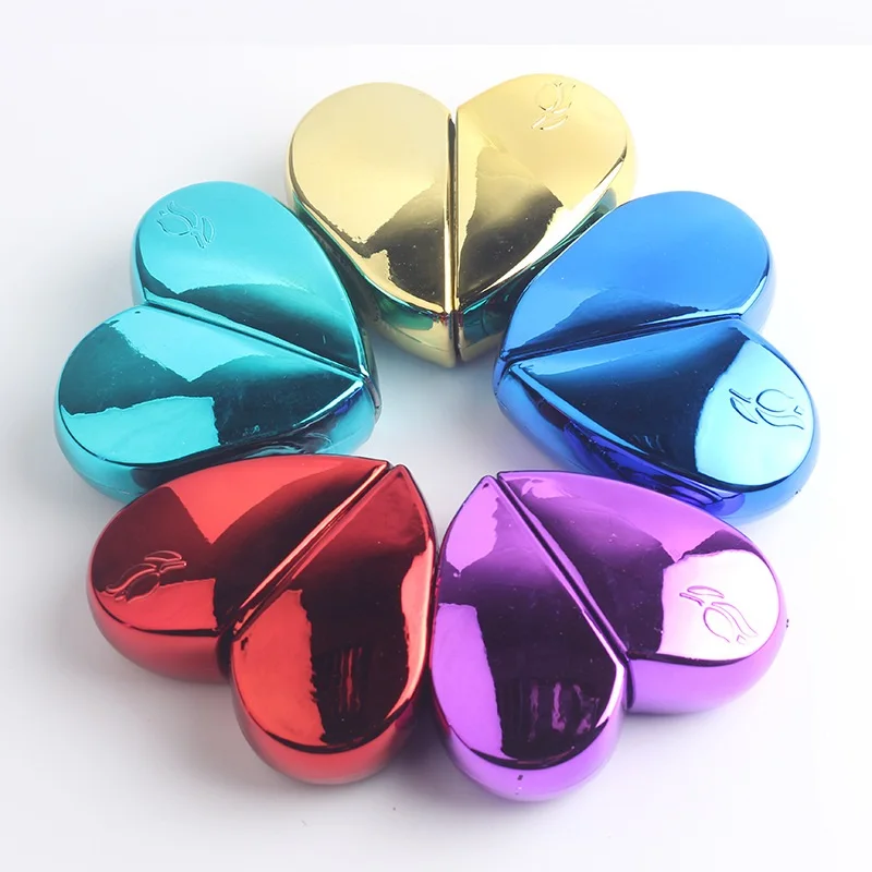 20pcs Heart Shape Perfume Bottles UV Atomizador Fragrance Makeup Tools Women Refillable Bottle Glass Spray Mist Bottle 25ml