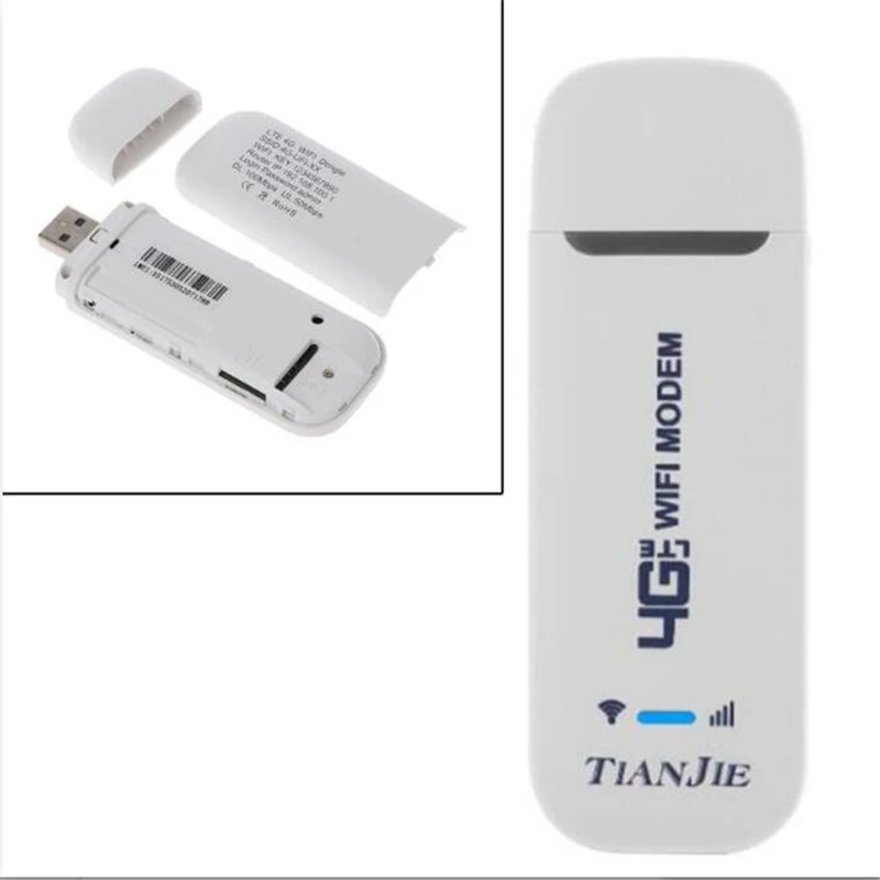 TIANJIE 3G/4G SIM Card Wifi LTE USB Router Modem Unlocked US Dongle Wireless Car Wi-Fi Hotspot Mobile Network Adaptor Broadband