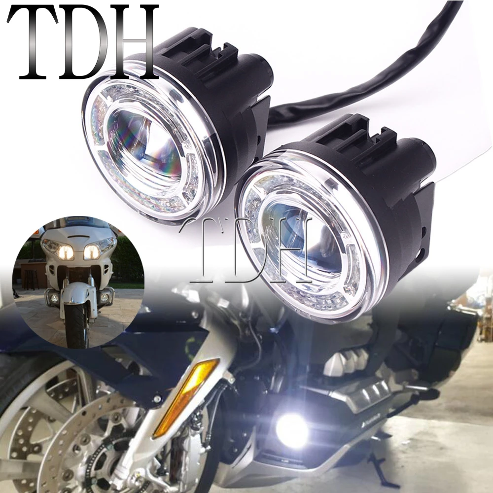 Led Mistlamp Voor Honda Motorfiets 10W 6000K Spot Rijden Mistlampen Attachment Kit Voor Goldwing Tour GL1800 2018 2019 2020 2021