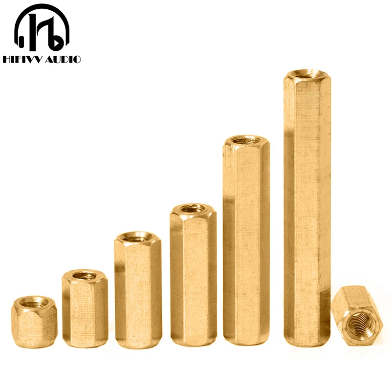 M3 copper Screw Brass Spacer Hex Standoff Pillar M3 Male Spacers Copper Screw of DIY PCB board