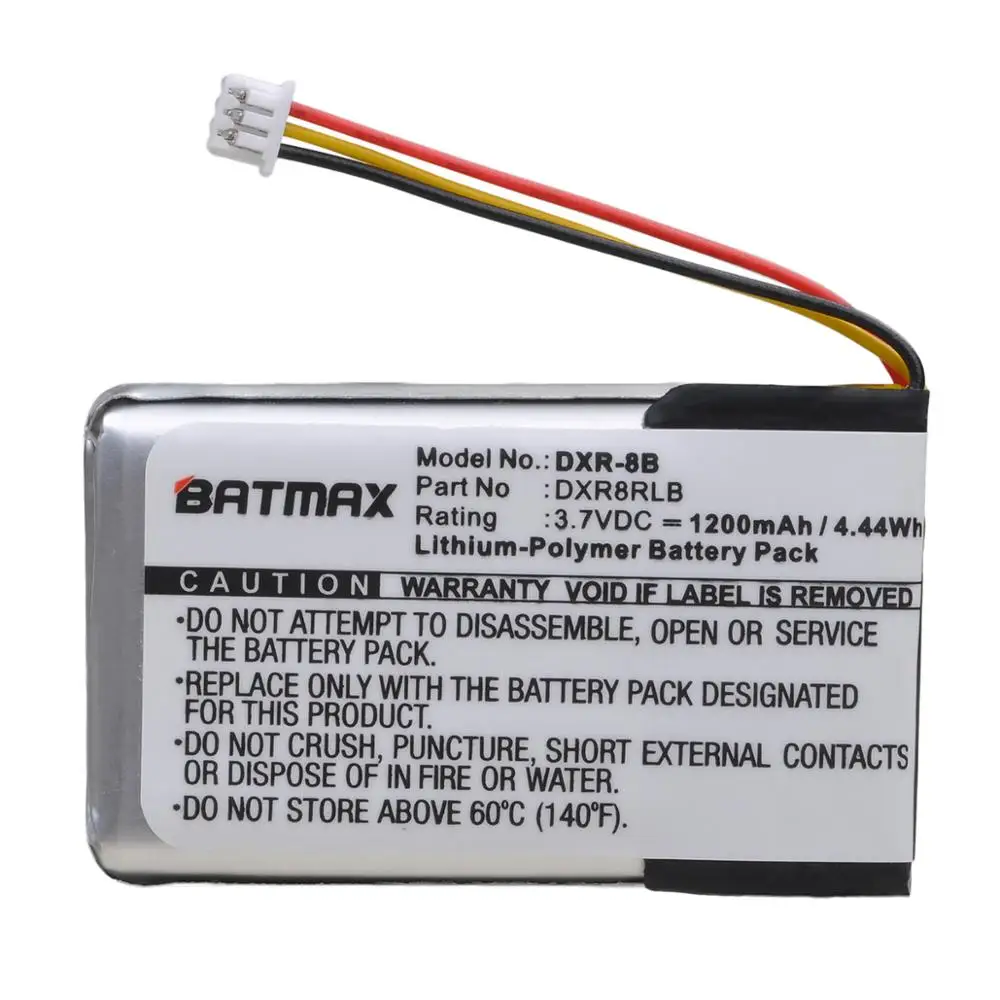 Batmax 1200mAh replacement battery for Infant Optics DXR-8 Baby monitor battery DXR8RLB