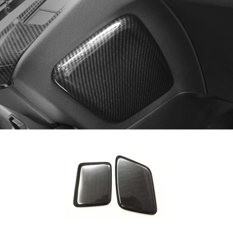 

ABS Matte/Carbon fiber For Honda CR-V CRV 2017 2018 accessories Left and right gear shift knob plate panel trim Car styling 2pcs