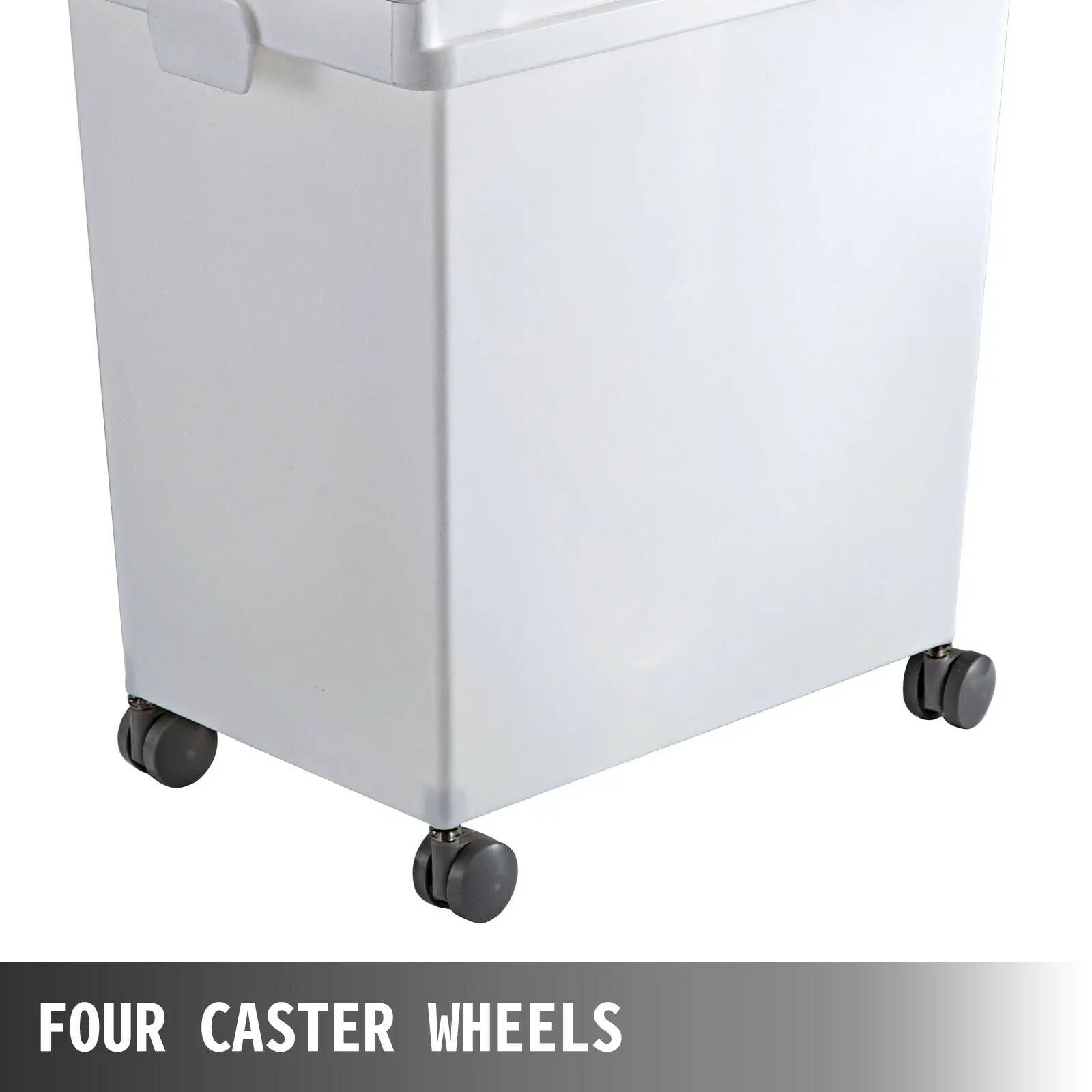 VEVOR-Bac de stockage des ingrédients secs avec pelle, roulette anti-poussière, farine saine, soja, restaurant, cuisine, commercial, maison