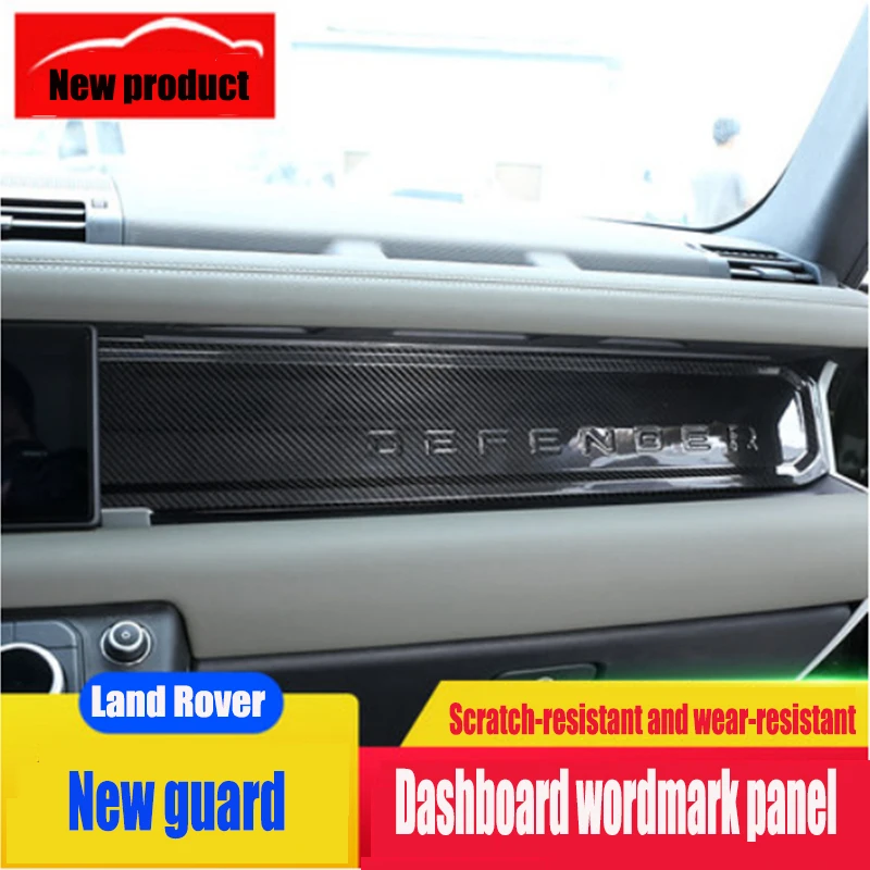 

for 20-22 Land Rover New Defender central control instrument panel wordmark panel 90 110 interior modification accessories