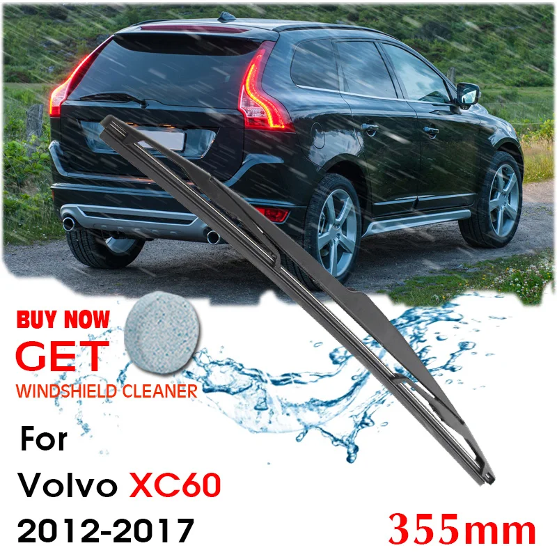 

Car Wiper blade Rear Back Window Windscreen Windshield Wipers For Volvo XC60 Hatchback 355mm 2012-2017 Auto Accessories