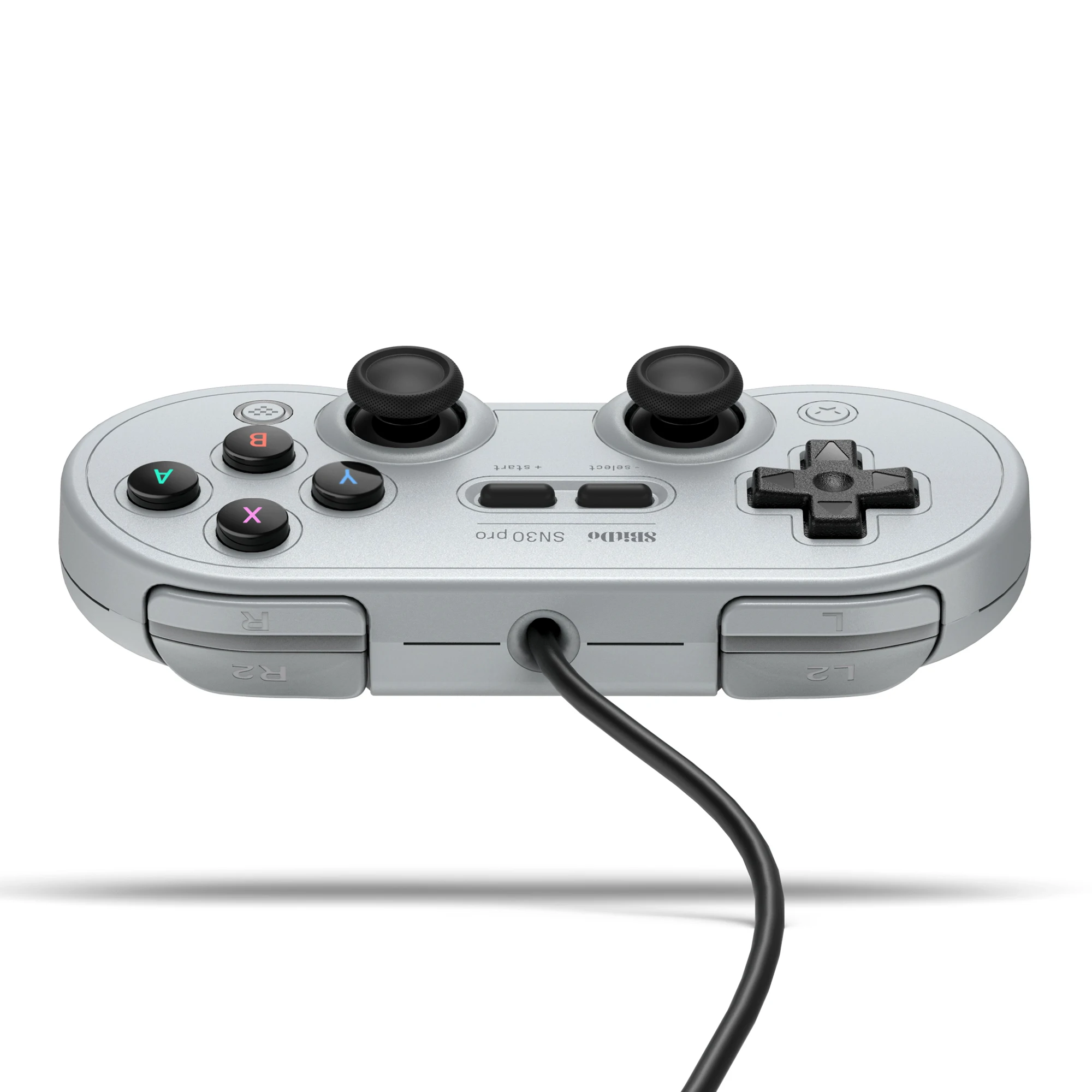 8bitdo SN30 Pro USB Gamepad konsola przewodowa Joystick dla Nintendo przełącznik okna pary Raspberry Pi szary edycja