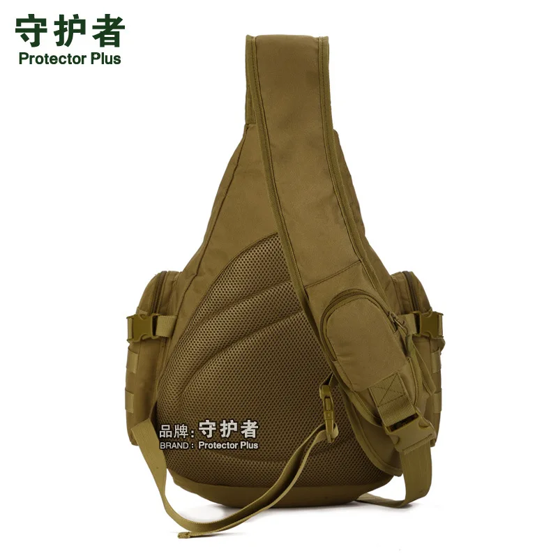 Outdoor Single Shoulder Backpack Large Capacity Cycling Travel Bag   Tactics Chest Pack \\can Hold 14 Inch Computer a5453