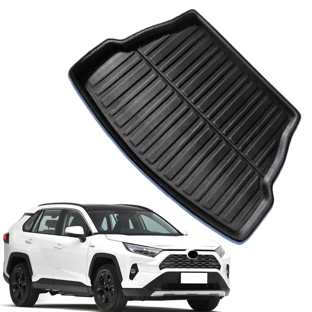 Auto Cargo Liner Boot Tray Rear Trunk Luggage FLoor TPR Black waterproof Mat For Toyota RAV4 XA50 2019 2020 2021 2022 2023 