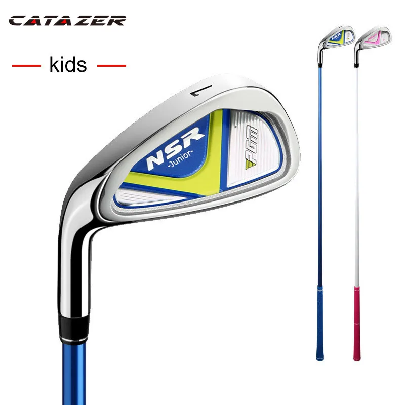 

Catazer Golf Club Children's Hard Boys No. 7 No.9 Iron Children's Initial Learning Golf Golf Tools Golf Clubs