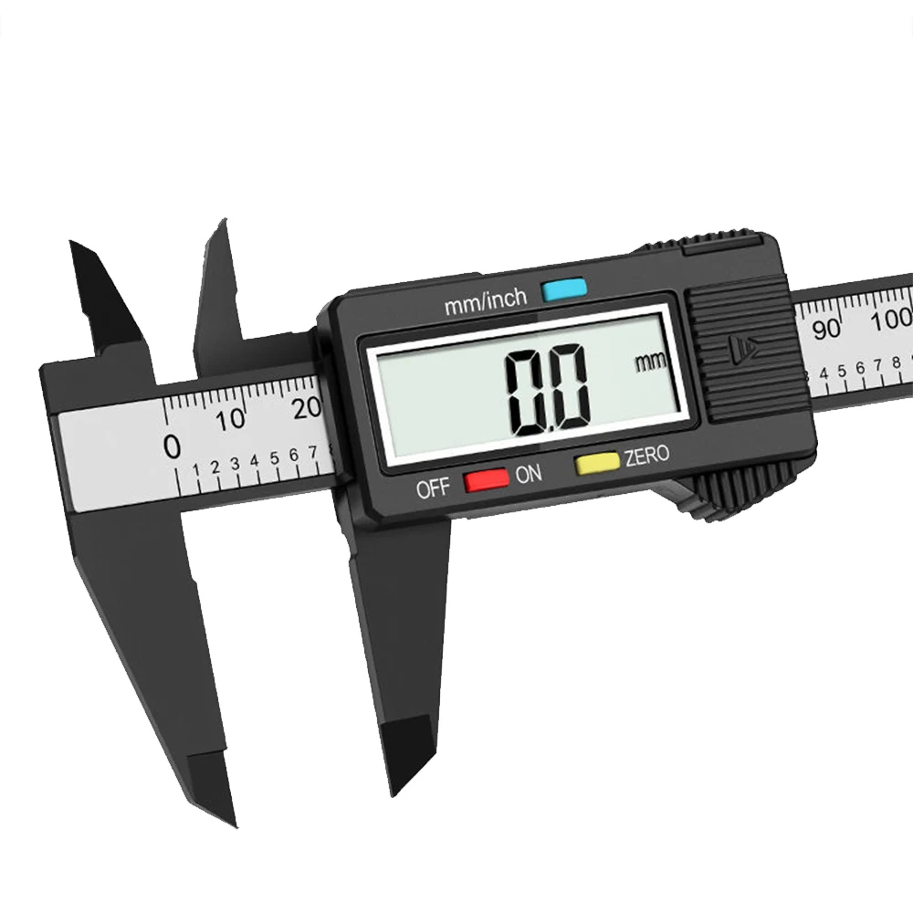 150Mm Chống Trơn Trượt Đo Công Cụ Màn Hình Hiển Thị Kỹ Thuật Số Vernier Caliper Cho Chính Xác Đo Chính Xác Cụ Phần