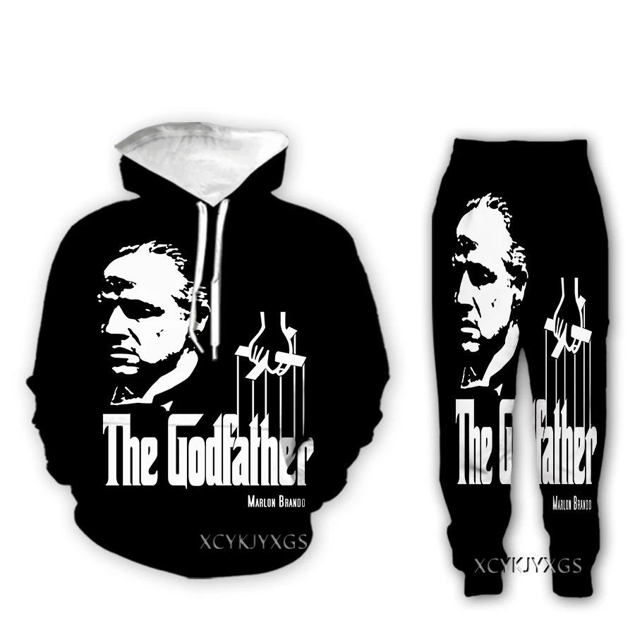 

xinchenyuan New Men/Women The Godfather 3D Printed Clothing Long Sleeve Fashion Sweatshirt Hoodies Sport Long Pants Z60
