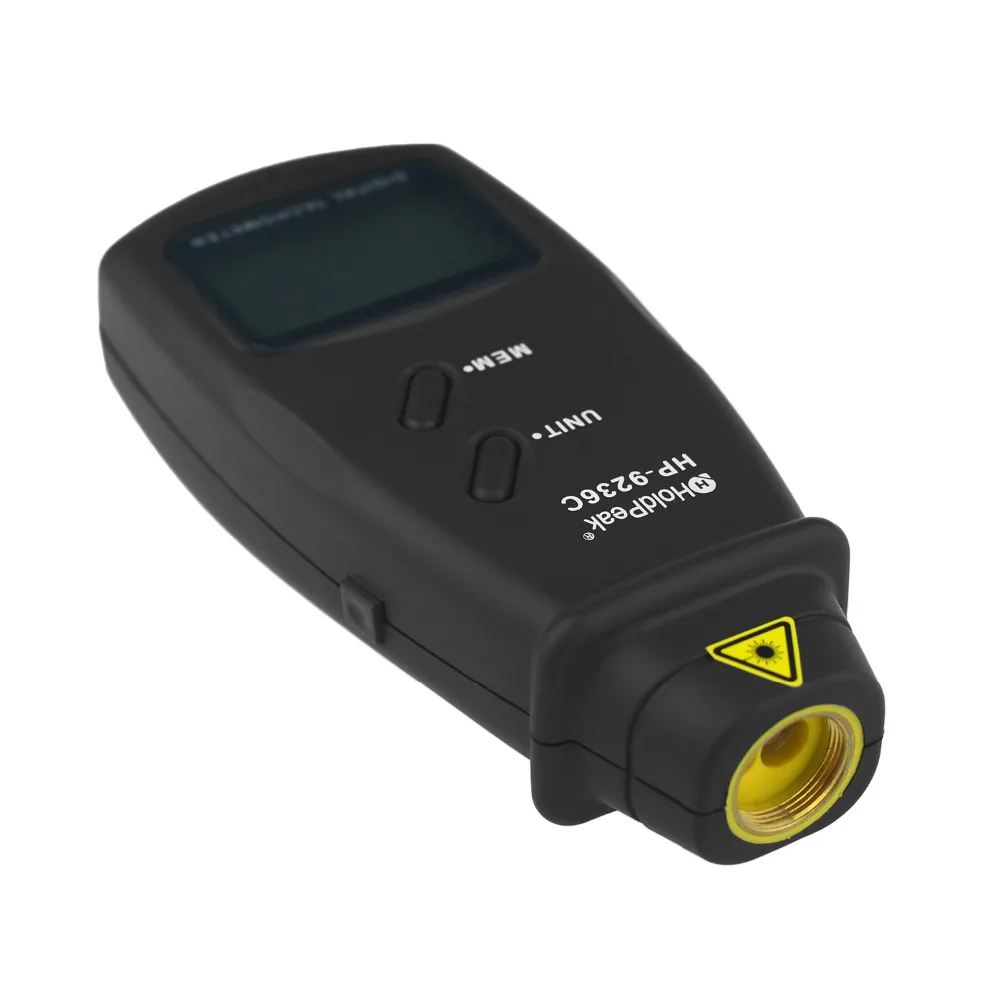 Imagem -04 - Holdpeak-tacômetro Laser para Diagnóstico Digital Ferramenta Digitalizadora de Velocidade Lcd Rpm Motor sem Contato Tacômetro
