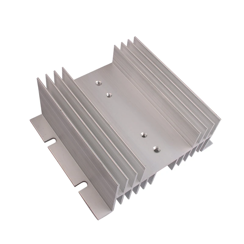 single solid state relay aluminum heat sink W-100 for 40A-80A ssr heatsink new