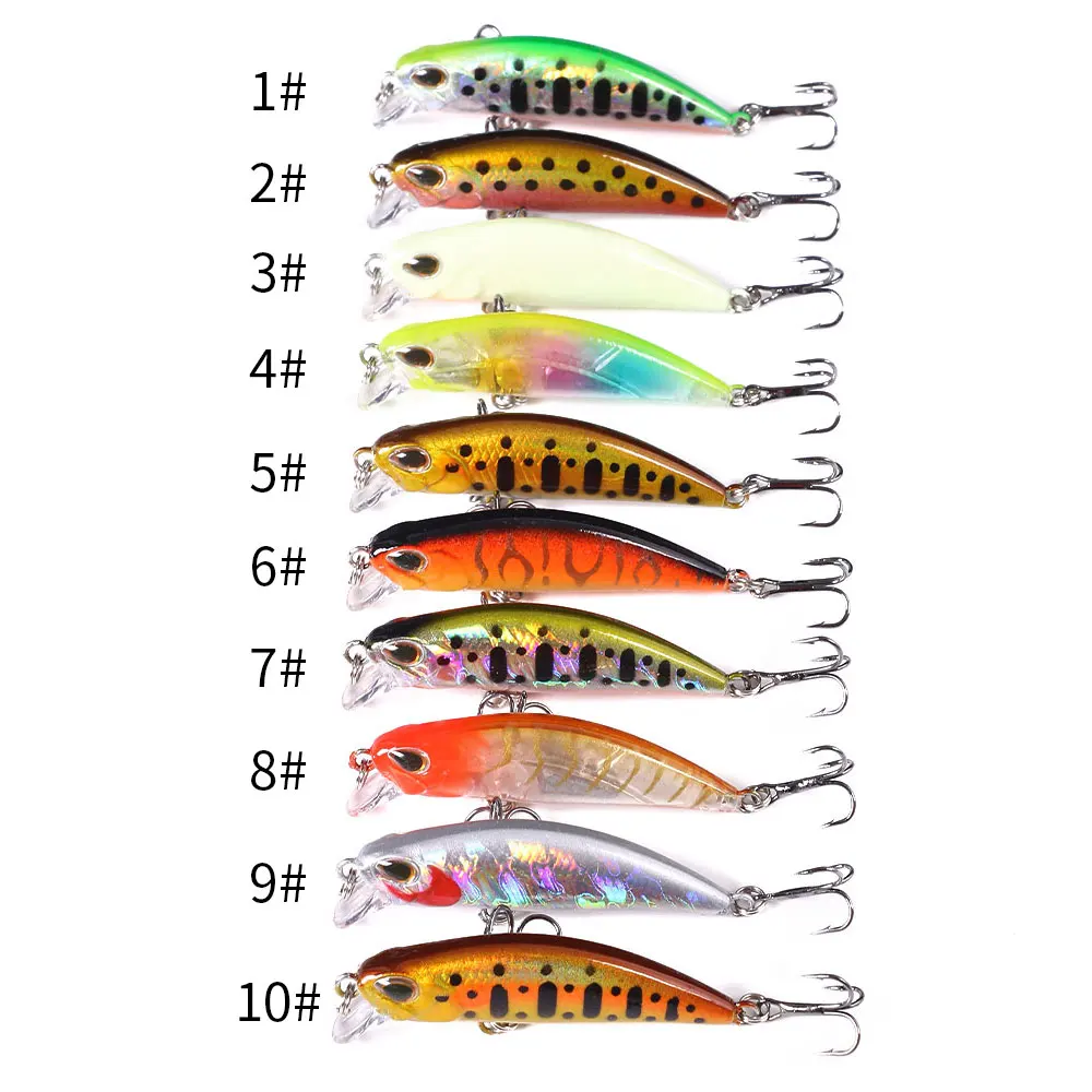 1 Stück 5,8 cm 4,9 g Pesca Jerkbait Köder Sinkender Minnow Angelköder Harter Köder Schwarzer Minnow Wobbler Angelzubehör – Detail 1